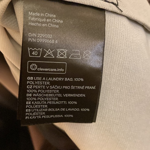 H&M Cloud Sunset Watercolor Tie Waist Shirt Dress XXL - Picture 16 of 16